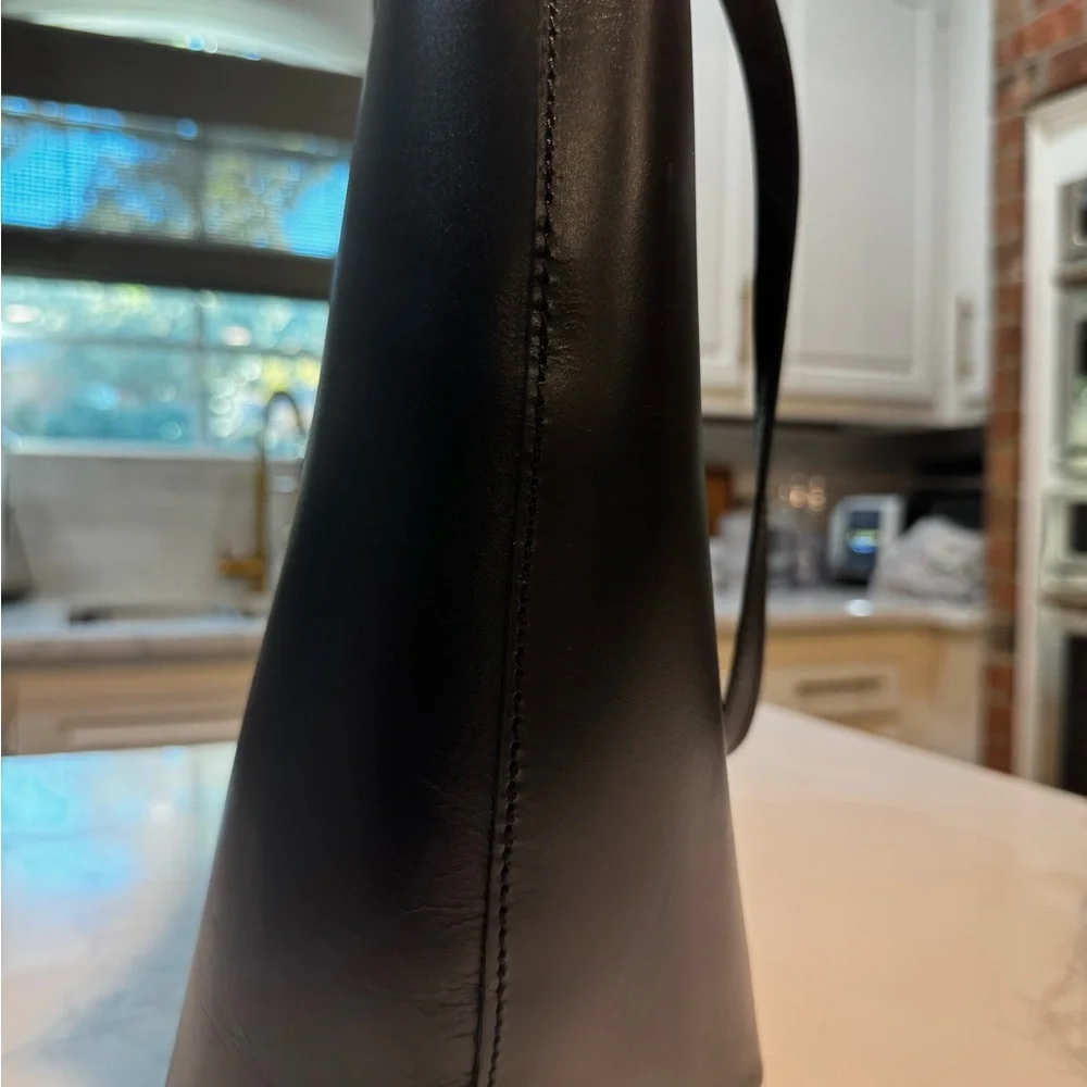 Zara leather large tote bag - Picture 3 of 9